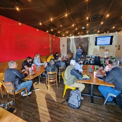 Pulled BBQ Omaha - Party Room for 25-45 people, for business meetings or private parties!  Smart TV's available for presentations. Full service food and drink!