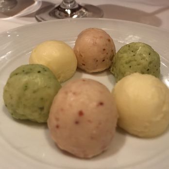Ciera Steak + Chophouse - Complimentary butter - pesto, cranberry and regular butter - Steakhouses Near Me - Stateline, Nevada