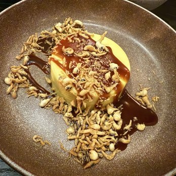 Indo - Mango custard w cardamom caramel - Pan Asian Near Me - St. Louis, Missouri Indo - Mango custard w cardamom caramel - Pan Asian Near Me - St. Louis, Missouri