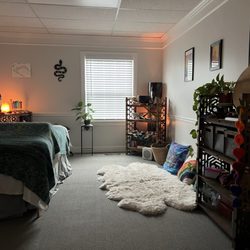 Many Paths to Healing - Isn't this massage space pretty? It helps me relax and enjoy every time.