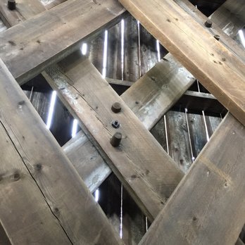 Contoocook Covered Bridge - Detail of the construction - Landmarks & Historical Buildings Near Me