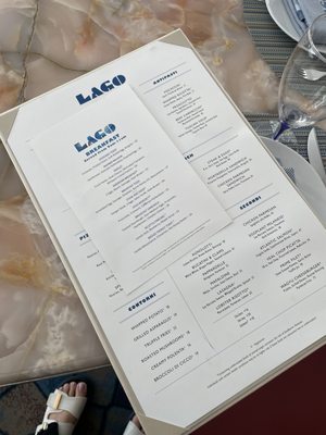 Menu photo 1 Lago Las Vegas, NV Menu photo 1 Lago Las Vegas, NV