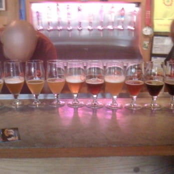 7venth Sun Brewery - Flight of ALL Their Beers That Night - Pubs Near Me - Dunedin, Florida