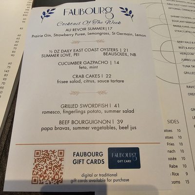 Menu photo 3 Faubourg Weehawken Weehawken Township, NJ