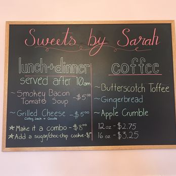 Sweets By Sarah - Lunch and coffee menu - Bakeries Near Me - Saint Clairsville, Ohio