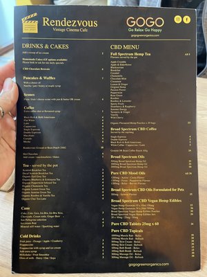 Menu photo 1 The Rendezvous Cafe Inverness, HLD Menu photo 1 The Rendezvous Cafe Inverness, HLD