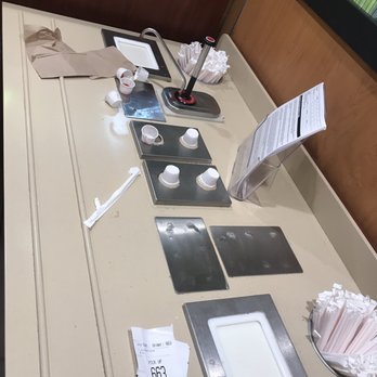 McDonald's - There were no napkins anywhere it was impossible to get the staffs attention to get napkins. This is messy. - Burgers Near Me - Cypress, California McDonald's - There were no napkins anywhere it was impossible to get the staffs attention to get napkins. This is messy. - Burgers Near Me - Cypress, California