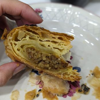 Mary's Bakery - Inside the curry pork puff pastry - Bakeries Near Me - Fremont, California Mary's Bakery - Inside the curry pork puff pastry - Bakeries Near Me - Fremont, California