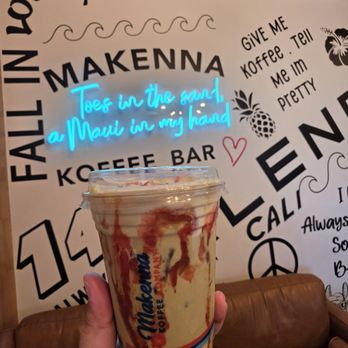 Makenna Koffee - Strawberry Matcha - Bagels Near Me - Valencia, California Makenna Koffee - Strawberry Matcha - Bagels Near Me - Valencia, California