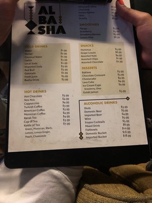 Menu photo 3 Al Basha Hookah Lounge Orlando, FL Menu photo 3 Al Basha Hookah Lounge Orlando, FL