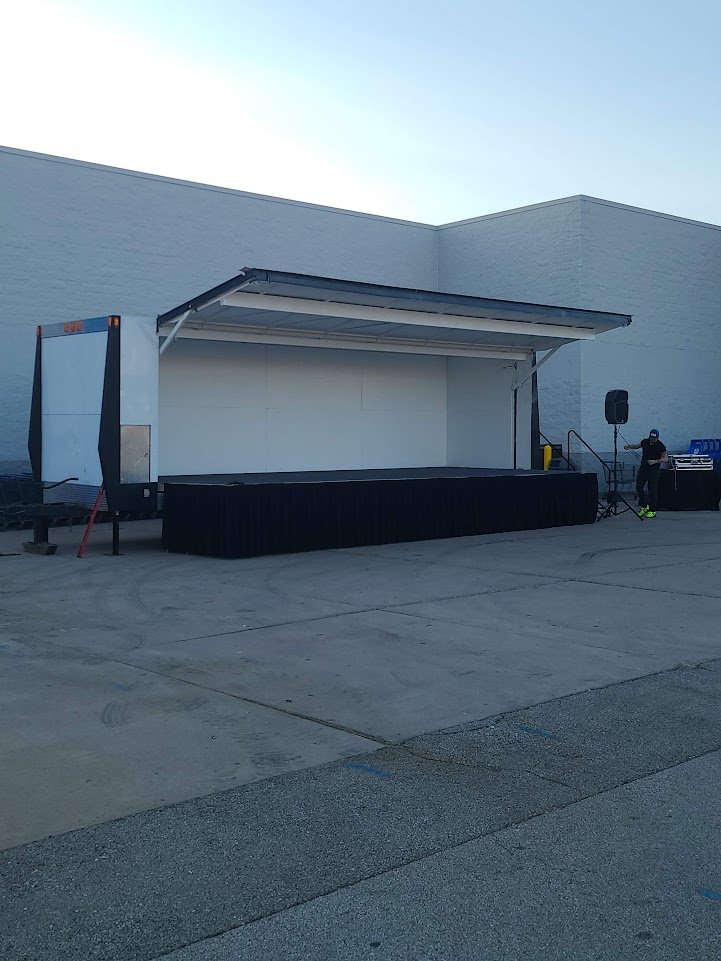 MOBILE STAGE AND SOUND SYSTEM RENTAL Request a Quote 1100 S Spencer