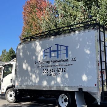 A+ Amazing Renovations - a truck parked in a parking lot - General Contractors Near Me A+ Amazing Renovations - a truck parked in a parking lot - General Contractors Near Me