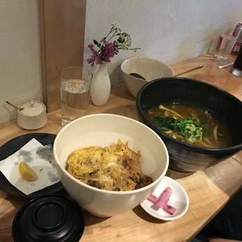 Raku - Not pictured (fried chicken), egg and eel on rice and curry udon - Japanese Near Me - Toronto, Ontario Raku - Not pictured (fried chicken), egg and eel on rice and curry udon - Japanese Near Me - Toronto, Ontario