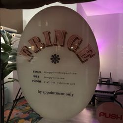 Fringe Pilates - Sign Outside