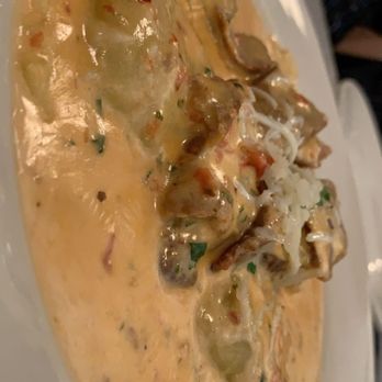 Tre Famiglia - Beef ravioli topped with sausage (special) - Italian Near Me - Haddonfield, New Jersey