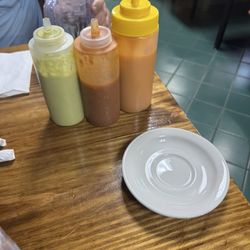 Mild to spicy sauces to add to your food.