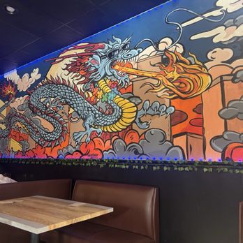 Surfin Aloha  - Love the cool mural inside - Hawaiian Near Me - Columbia, South Carolina