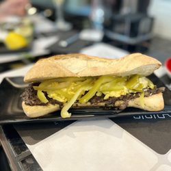 Central Bar - Blood sausage sandwich