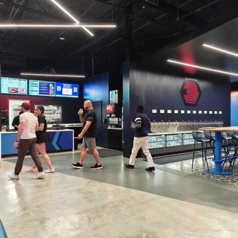 BRKTHROUGH - Small food court with a beer wall. - Challenge Courses Near Me - Shenandoah, Texas