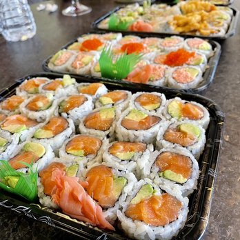 Yoyogi Sushi - Salmon avocado rolls, California rolls, eel cucumber - Sushi Bars Near Me - Gaithersburg, Maryland Yoyogi Sushi - Salmon avocado rolls, California rolls, eel cucumber - Sushi Bars Near Me - Gaithersburg, Maryland