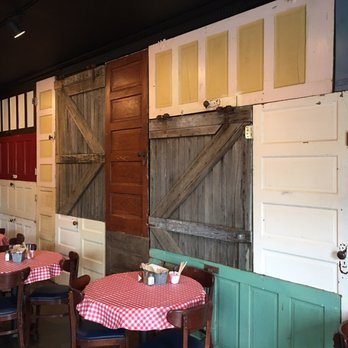 Double Barrel BBQ - Very creative wall and there's comfortable booth seating too - Barbeque Near Me - Sedro-Woolley, Washington Double Barrel BBQ - Very creative wall and there's comfortable booth seating too - Barbeque Near Me - Sedro-Woolley, Washington