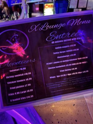Menu photo 2 X Lounge Jacksonville, FL Menu photo 2 X Lounge Jacksonville, FL