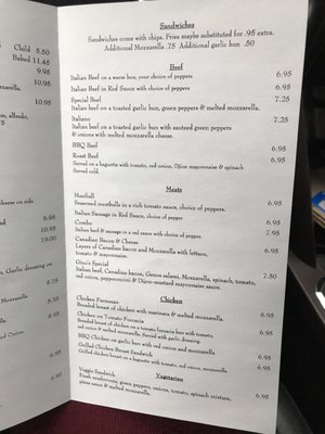 Menu photo 4 State Line Pizza Hammond, IN