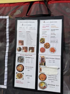 Menu photo 1 Julie's Korean Kitchen Brentwood, CA