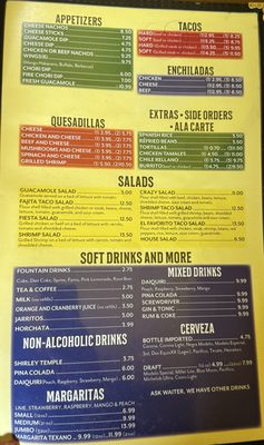 Menu photo 1 Agaves Mexican Restaurant Jarratt, VA Menu photo 1 Agaves Mexican Restaurant Jarratt, VA