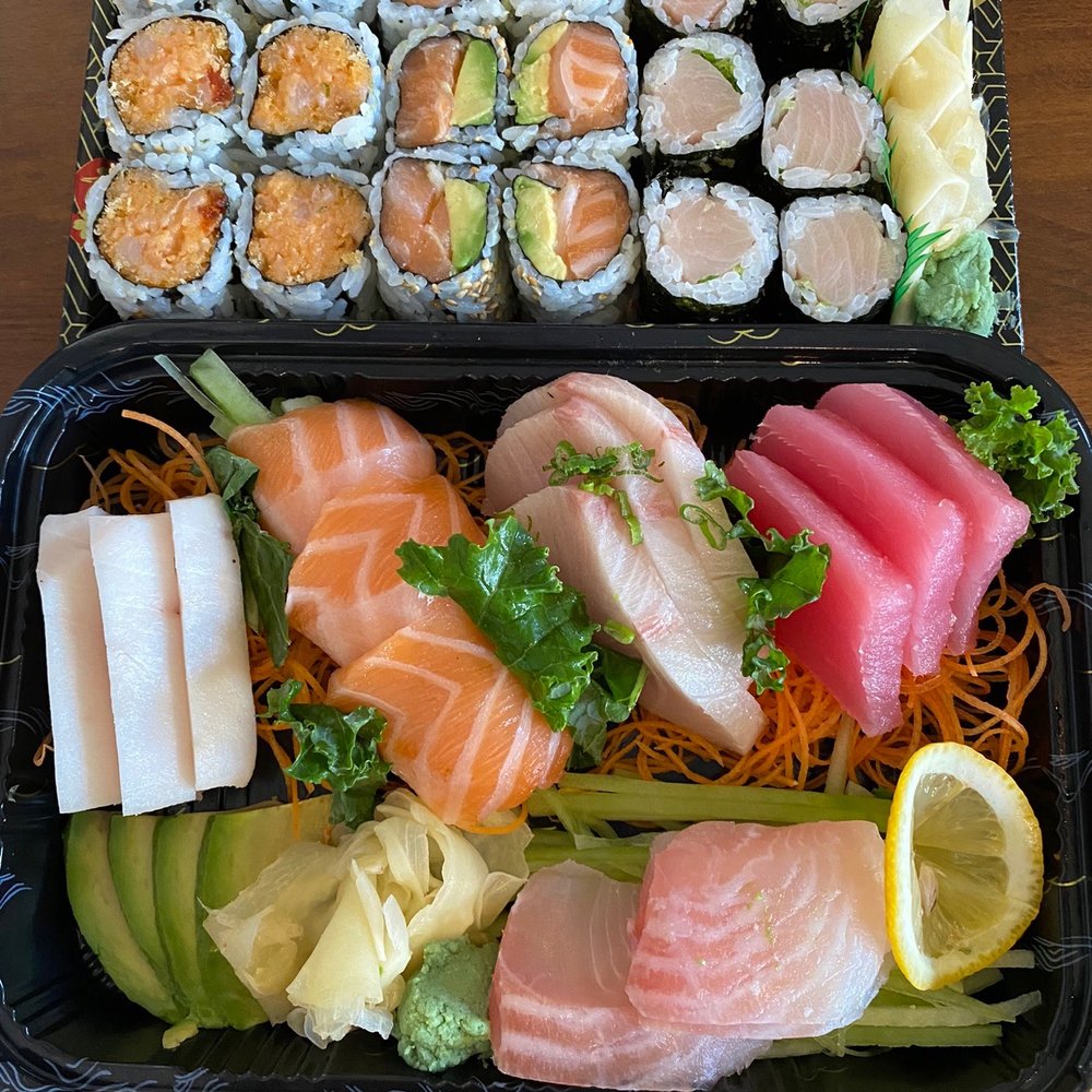 The Spot Mini - Sashimi Deluxe and 3 roll combo - Poke Near Me - College Park, Maryland The Spot Mini - Sashimi Deluxe and 3 roll combo - Poke Near Me - College Park, Maryland