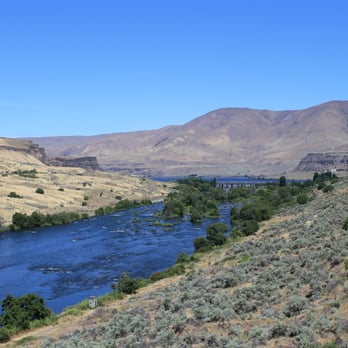 Deschutes River State Recreation Area - View from the bike trail that is located directly above the hiking trail! - Parks Near Me - Wasco, Oregon