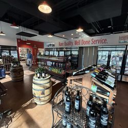 New York Butcher Shoppe & Wine Bar - The grocery in the back