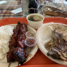 Barbecue and torta(eggplant/egg and something else) Barbecue and torta(eggplant/egg and something else)