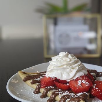 Crêpe Café Sisters - Berry Nutty. Tip: sub the strawberry sauce for fresh berries. @bilalandjesseatfood - Creperies Near Me - Spokane, Washington Crêpe Café Sisters - Berry Nutty. Tip: sub the strawberry sauce for fresh berries. @bilalandjesseatfood - Creperies Near Me - Spokane, Washington
