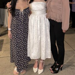 Vogue Cleaners - White dress
