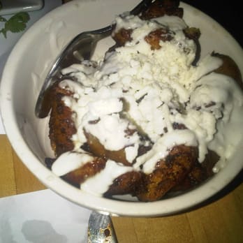 Fonda Park Slope - Sweet Plantains with cream and queso fresco.  Okay... So I ask for EXTRA queso fresco - Don't judge me!!! - Mexican Near Me - Brooklyn, New York