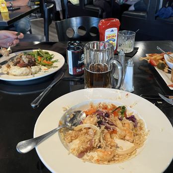 Blue Goose - Shrimp stir fry special, meat loaf on a stick, tomato dipper. - New American Near Me - St. Clair Shores, Michigan Blue Goose - Shrimp stir fry special, meat loaf on a stick, tomato dipper. - New American Near Me - St. Clair Shores, Michigan