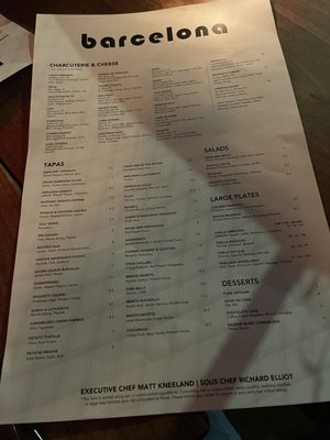 Menu photo 2 Barcelona - New Haven New Haven, CT