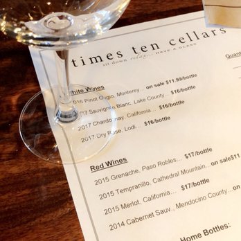 Times Ten Cellars - Tasting menu - Wine Bars Near Me - Dallas, Texas Times Ten Cellars - Tasting menu - Wine Bars Near Me - Dallas, Texas