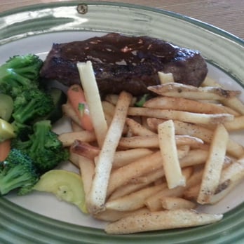 Applebee's Grill + Bar - Small order of fries and non chewable 5 oz steak and veg...2 for 26.00+tax+tips. - American Near Me - Bronx, New York Applebee's Grill + Bar - Small order of fries and non chewable 5 oz steak and veg...2 for 26.00+tax+tips. - American Near Me - Bronx, New York