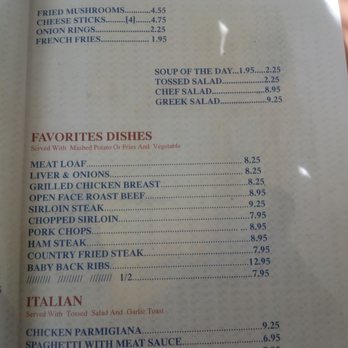 My Nanny's Restaurant - Menu 3 - American Near Me - Spring Hill, Florida