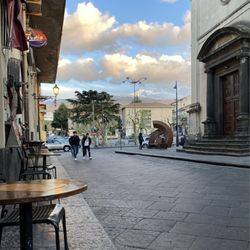 Il Buongustaio - Outside with view of Etna