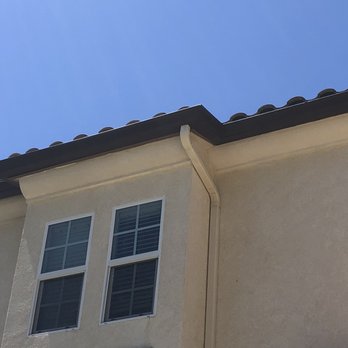 Rain Gutters and Painting - Gutter and down spout. Color matched perfectly and professional installation. - Gutter Services Near Me Rain Gutters and Painting - Gutter and down spout. Color matched perfectly and professional installation. - Gutter Services Near Me