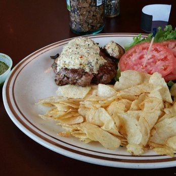 Sunshine Grille - Lamb Burger no bun? Mmmm good! - New American Near Me - Fork, Maryland
