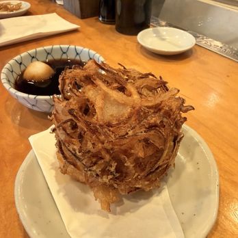 Tendon Tempura Carlos Junior - Onion karaage - pass, hard to eat and not special - Japanese Near Me - Pasadena, California Tendon Tempura Carlos Junior - Onion karaage - pass, hard to eat and not special - Japanese Near Me - Pasadena, California
