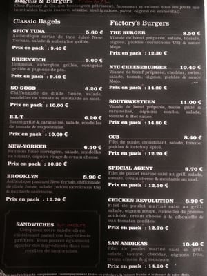 Menu photo 3 Factory & Co Paris, 75 Menu photo 3 Factory & Co Paris, 75