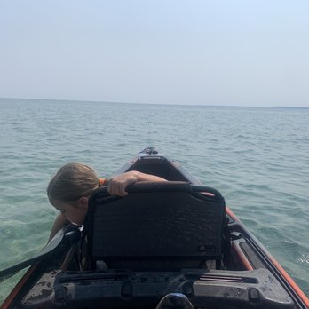 Great Turtle Kayak Tours - Open water. - Rafting/Kayaking Near Me - Mackinac Island, Michigan