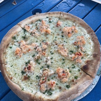 Seaside Cafe - The Seaside Café Signature Pizza - Lobster Bianca - Pizza Near Me - Key West, Florida Seaside Cafe - The Seaside Café Signature Pizza - Lobster Bianca - Pizza Near Me - Key West, Florida