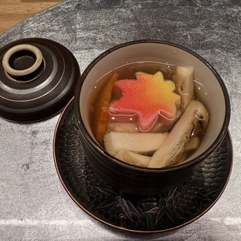 Nakaji - Sea bream and matsutake mushroom soup - Sushi Bars Near Me - New York, New York