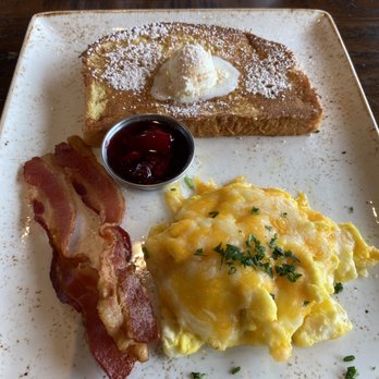 First Watch - Tri-fecta  Choice of two eggs, sausage/bacon, and pancake/waffle/French toast ~$12 - Breakfast & Brunch Near Me - Virginia Beach, Virginia